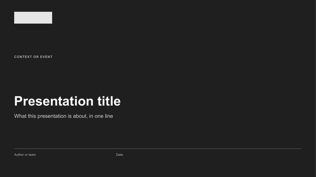 Cover, dark: Full dark cover with white title, muted subtitle and meta line.